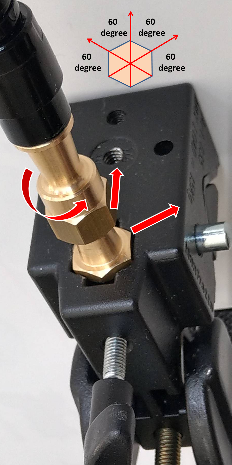 the direction of the vein viewer can be easily adjusted