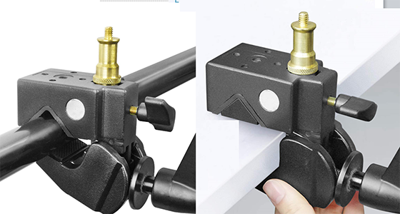 The camera stand is so flexible can be attached to many objects in different environments 